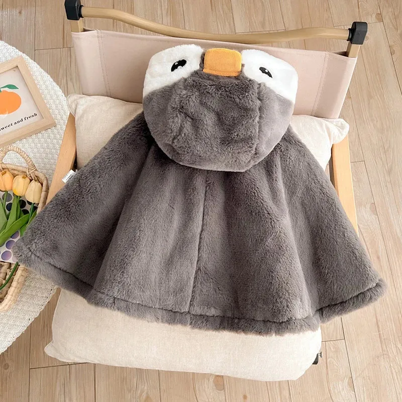 Poncho Bébé Pingouin