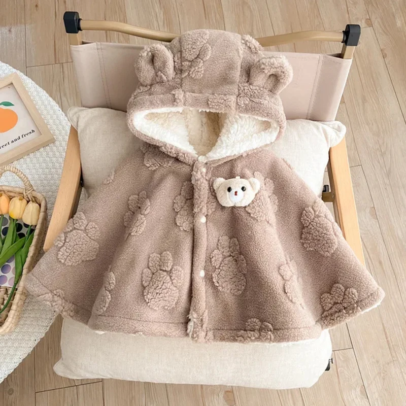 Poncho Polaire Bébé Ours
