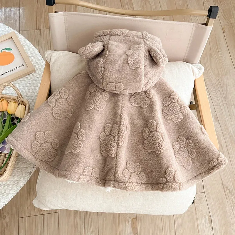Poncho Polaire Bébé Ours