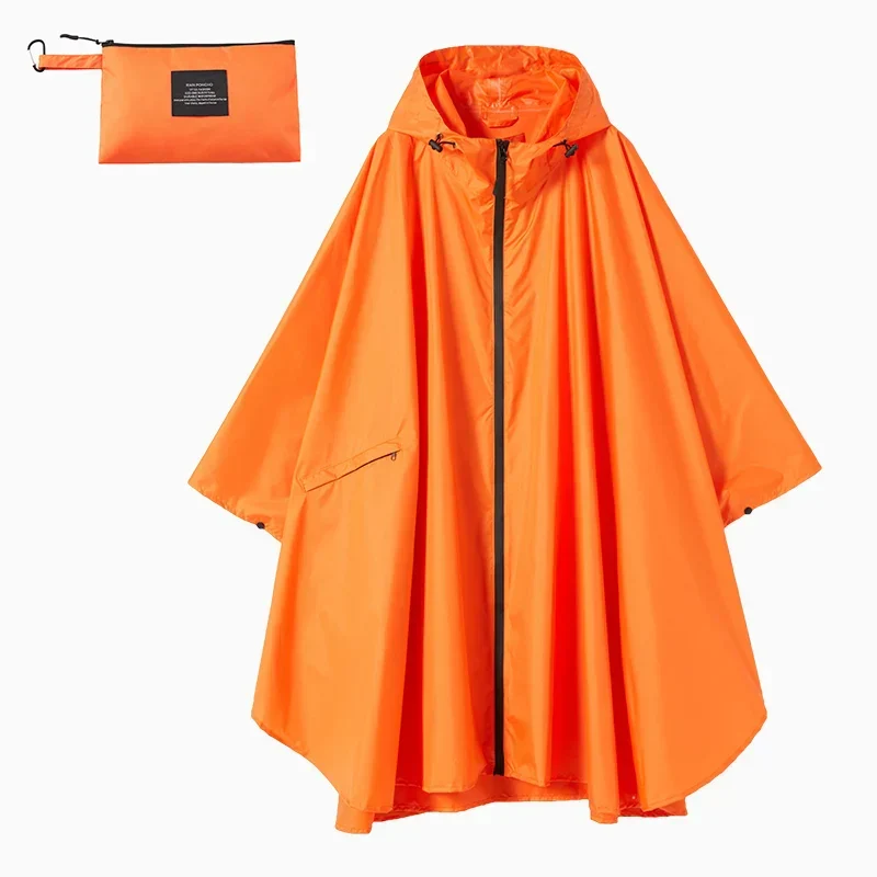 Cape Pluie Orange Femme