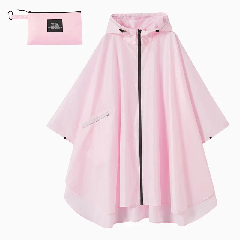 Cape Pluie Rose Femme