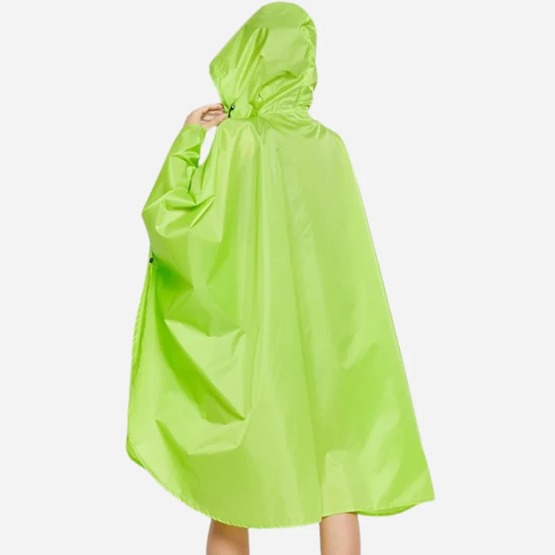 Poncho Pluie Vert Femme