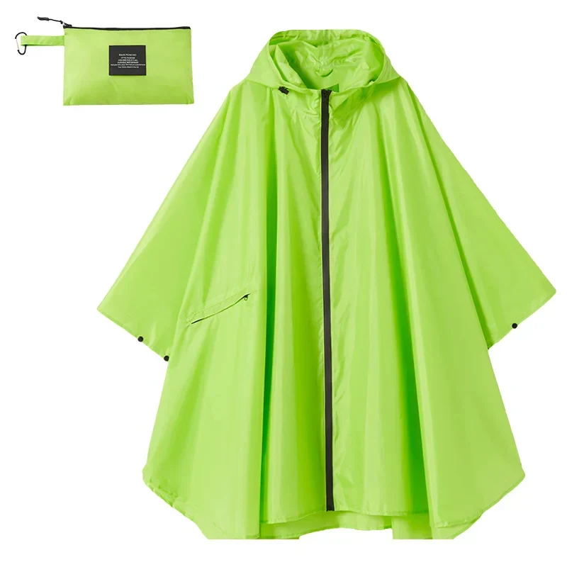 Poncho Pluie Vert Femme