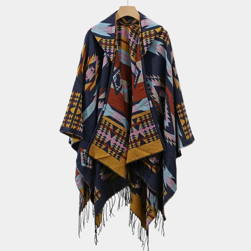 Poncho Ethnique Homme