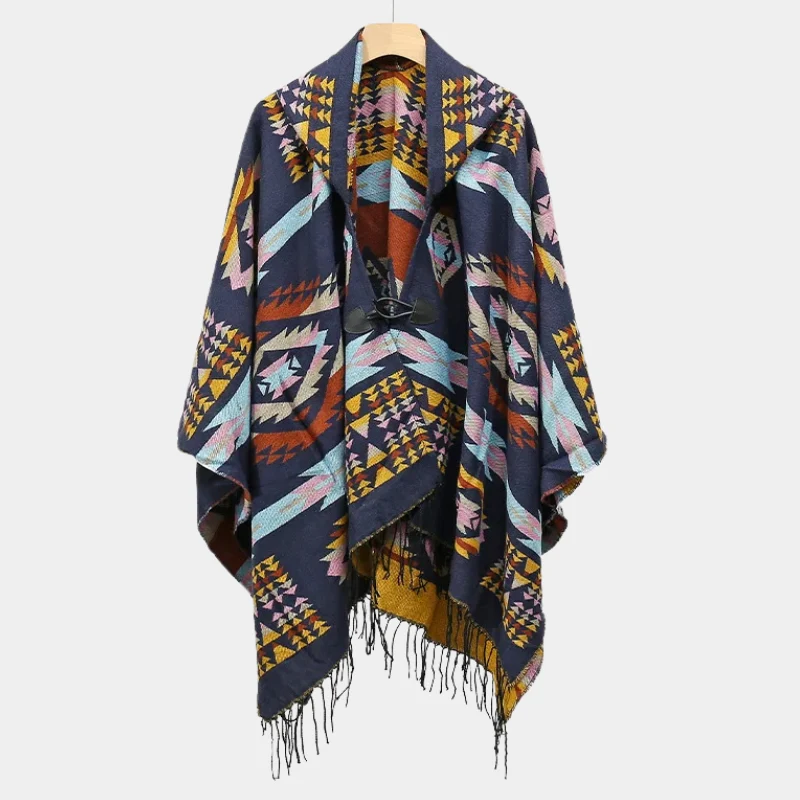 Poncho Ethnique Homme