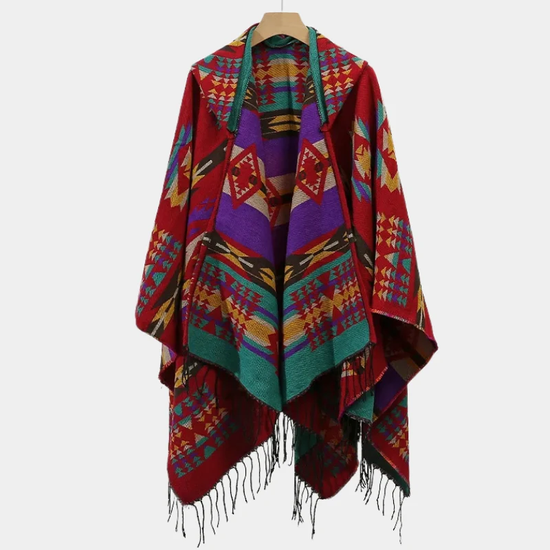 Poncho Ethnique Homme