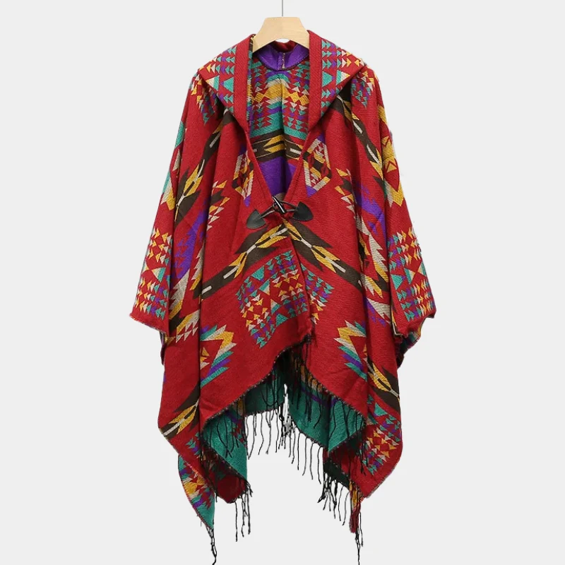 Poncho Ethnique Homme