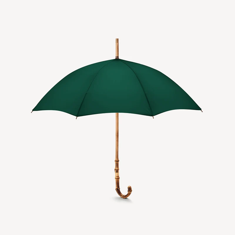 Parapluie Whangee Singin' in the Rain pour femme - Vert Jaguar
