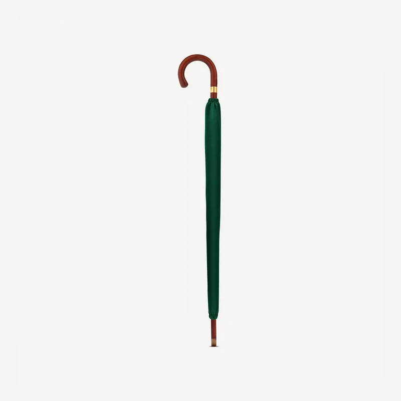 Parapluie rayé pour homme - Vert jaguar