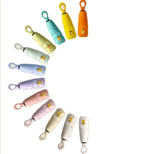UW UPF 50+ Compact Travel Umbrella - Loop Hook | Sun & Rain Protection | 93cm Canopy | 185g