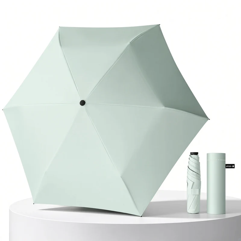 UW UPF 50+ Lightest Slimline Travel Umbrella | Just 150g | Sun & Rain Protection | 91cm Canopy
