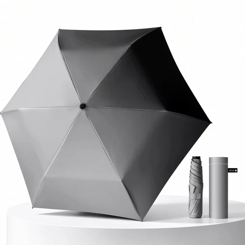 UW UPF 50+ Lightest Slimline Travel Umbrella | Just 150g | Sun & Rain Protection | 91cm Canopy