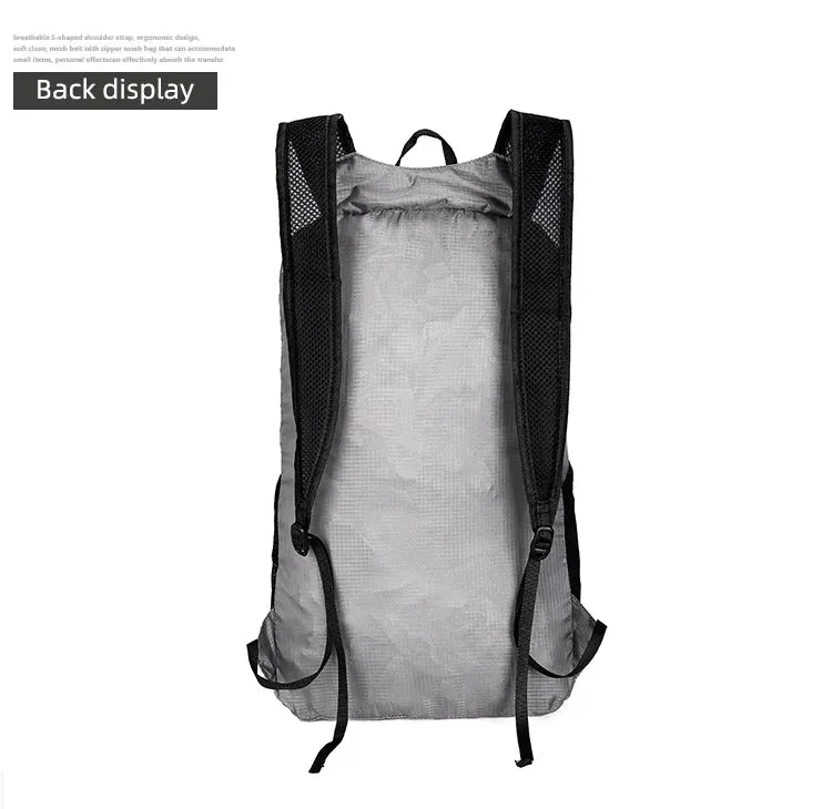 Holiday Travel Backpack - Super Compact Foldable | Water Resistant | Just 85g