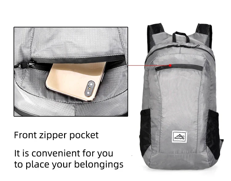 Holiday Travel Backpack - Super Compact Foldable | Water Resistant | Just 85g