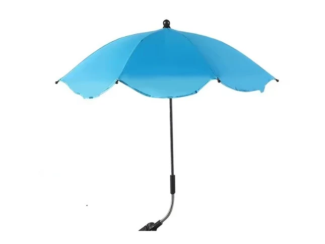 Children's UV Buggy Parasol Umbrella with Clamp | UPF 50+ | Adjustable | 64cm Canopy