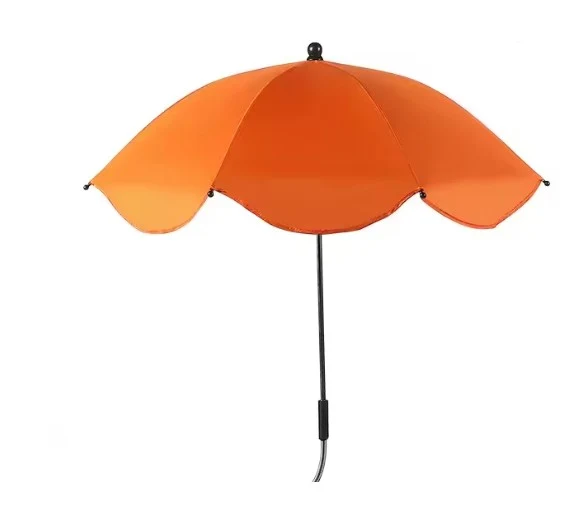 Children's UV Buggy Parasol Umbrella with Clamp | UPF 50+ | Adjustable | 64cm Canopy
