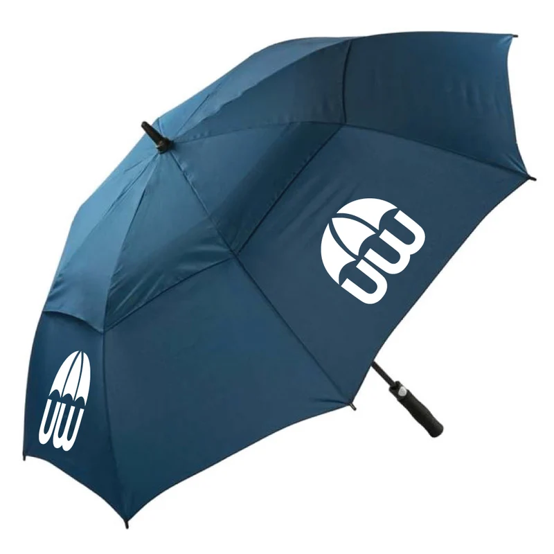 Super Vented Auto Golf Umbrella | Printed 1 Colour to 4 Panels | from 25pcs | Extra-Large 145cm