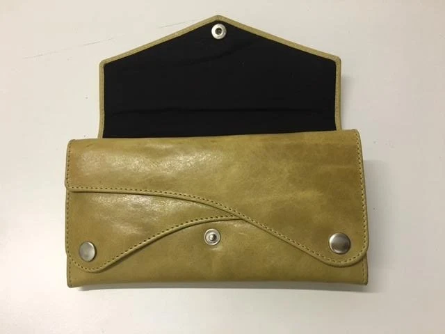 Markberg 'Marga' Mustard Yellow Leather Purse