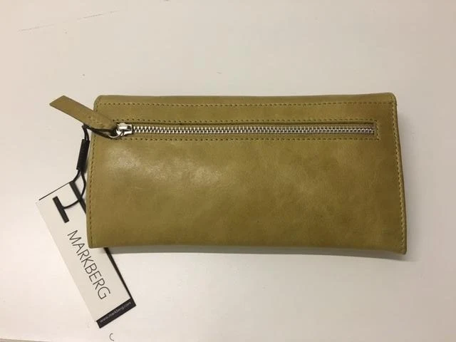 Markberg 'Marga' Mustard Yellow Leather Purse
