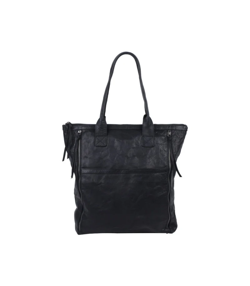 Markberg Black 'Henriette' Large Leather Work Bag
