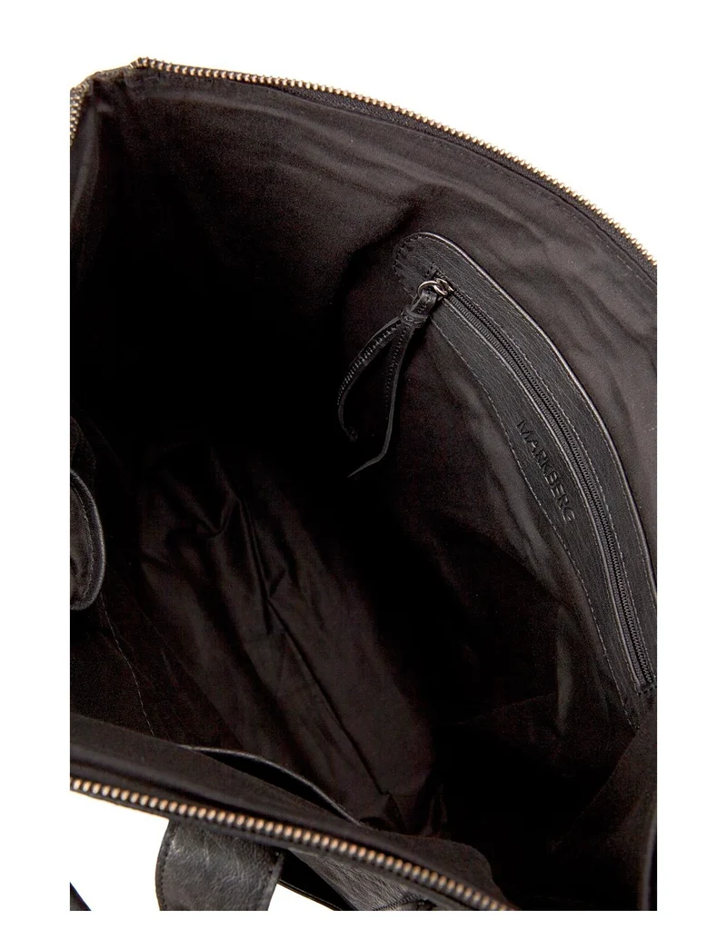 Markberg Black 'Henriette' Large Leather Work Bag