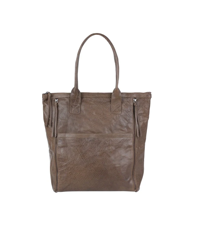 Markberg Cognac 'Henriette' Large Leather Work Bag