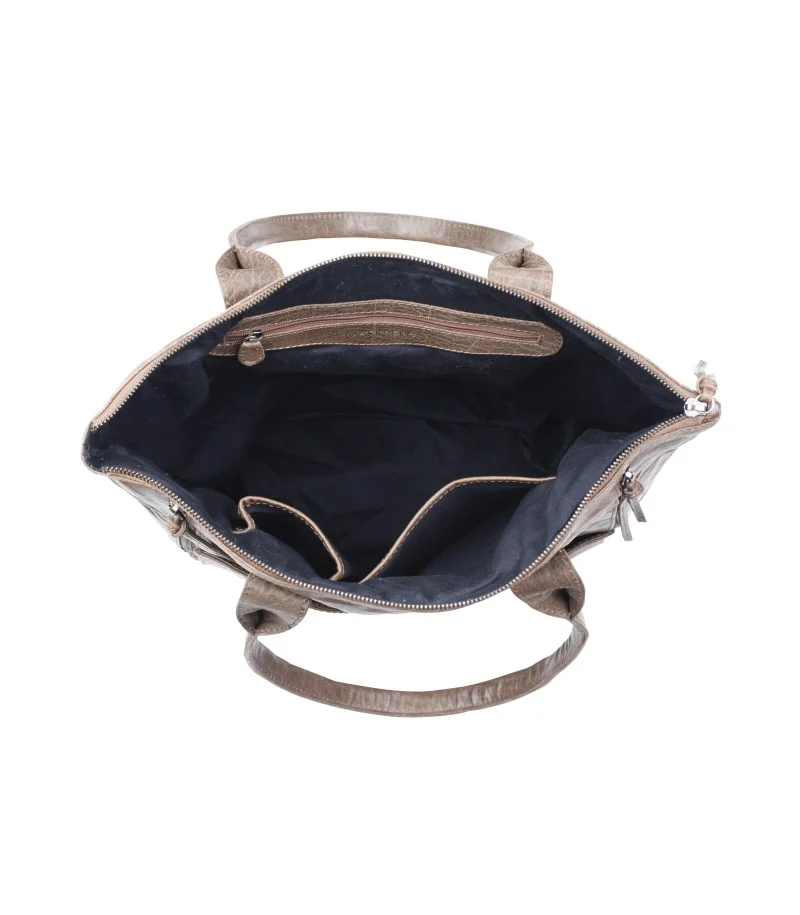 Markberg Cognac 'Henriette' Large Leather Work Bag