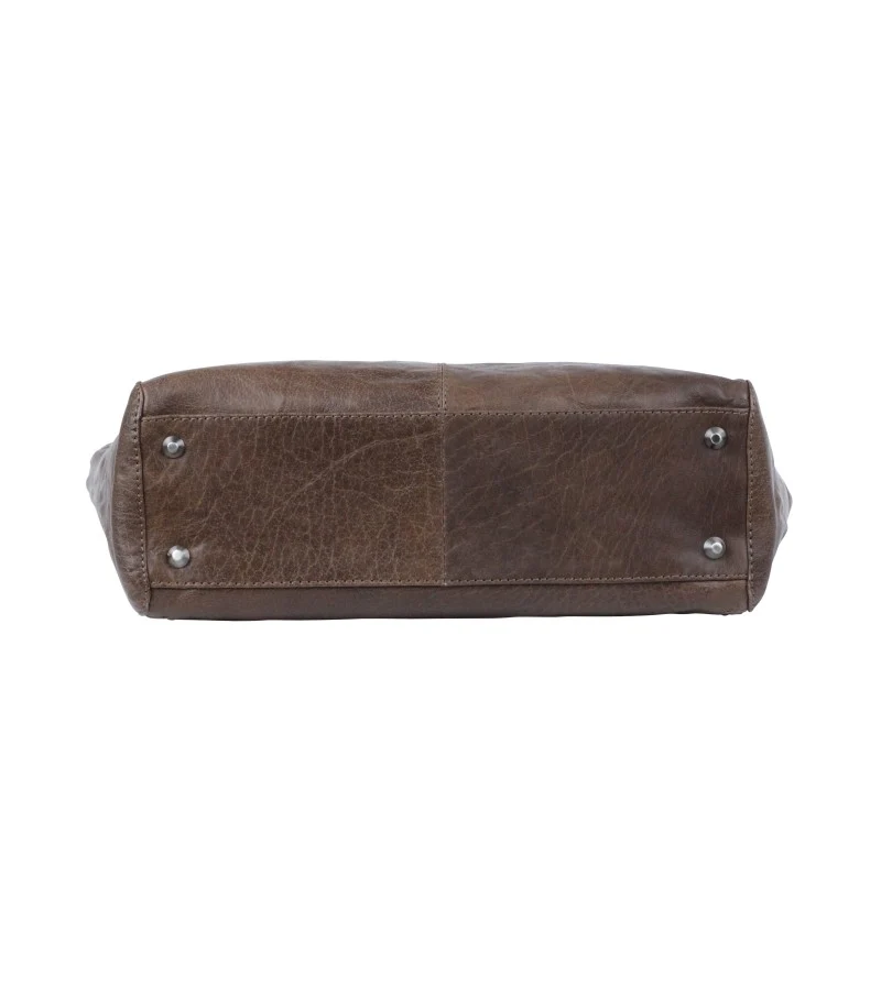 Markberg Cognac 'Henriette' Large Leather Work Bag