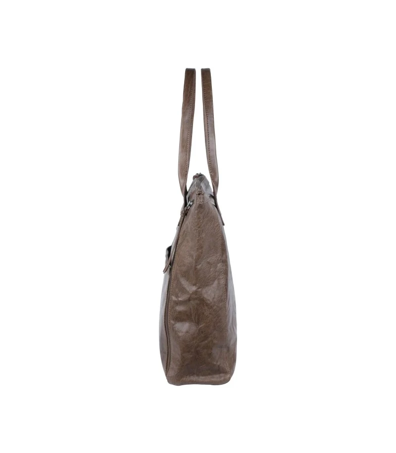 Markberg Cognac 'Henriette' Large Leather Work Bag