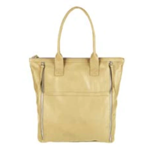 Markberg Yellow 'Henriette' Large Leather Work Bag