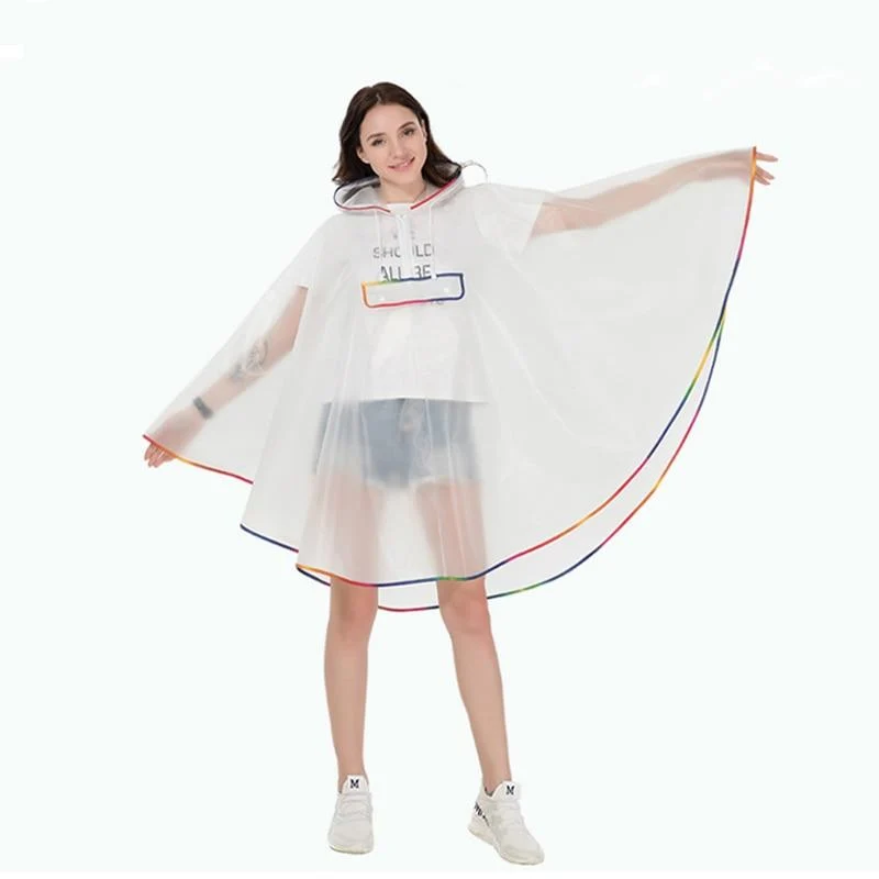 Poncho Transparent Femme