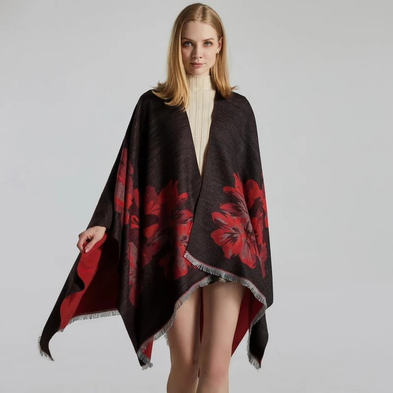 Foulard Poncho Femme