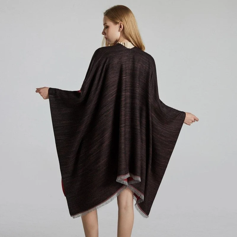 Foulard Poncho Femme