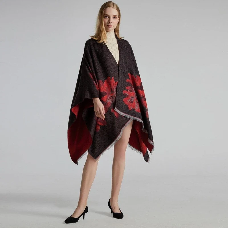 Foulard Poncho Femme