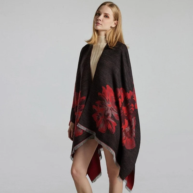 Foulard Poncho Femme