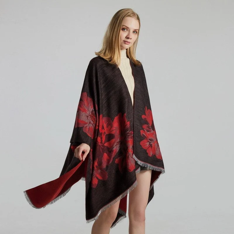 Foulard Poncho Femme