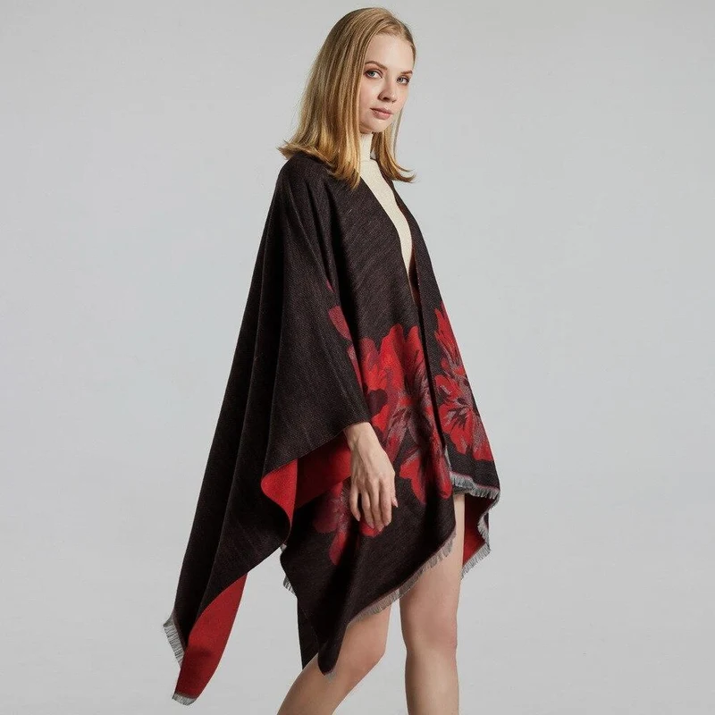 Foulard Poncho Femme