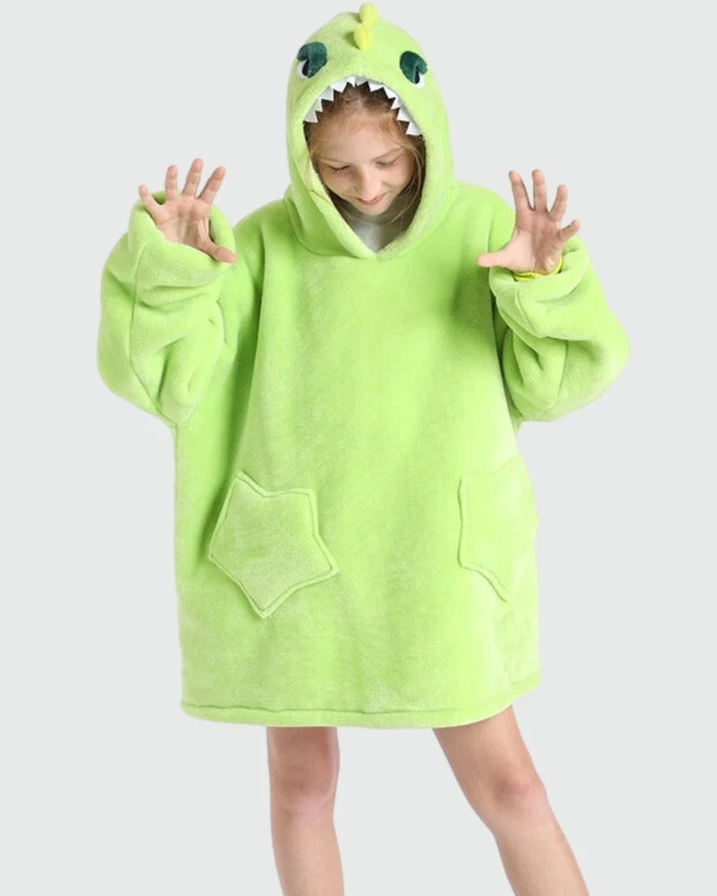 Sweat Plaid Enfant Dinosaure