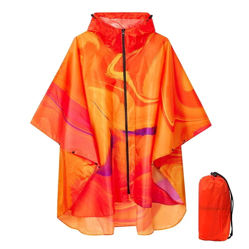 Cape Pluie Femme Orange