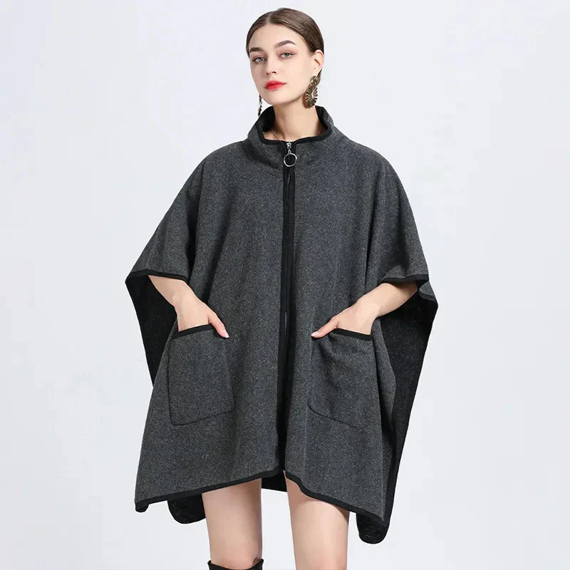 Veste Poncho Femme