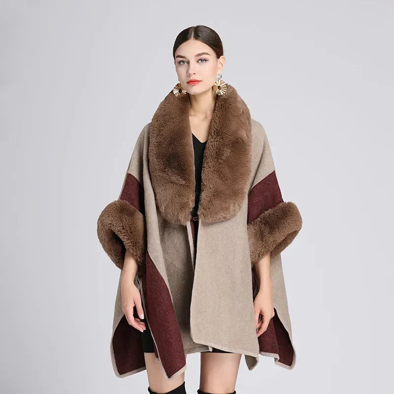 Cape Fourrure Femme