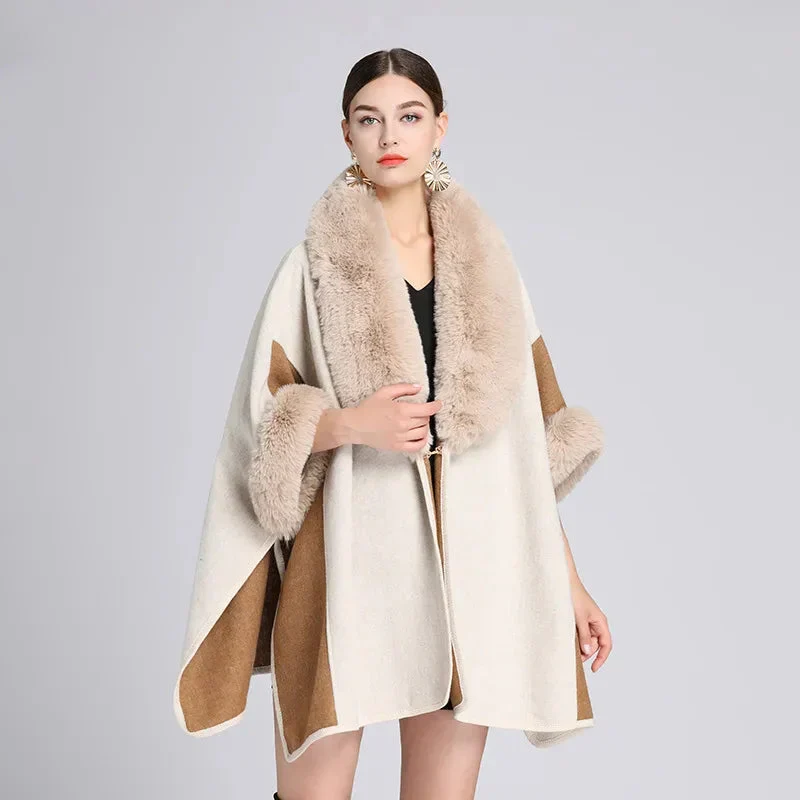 Cape Fourrure Femme