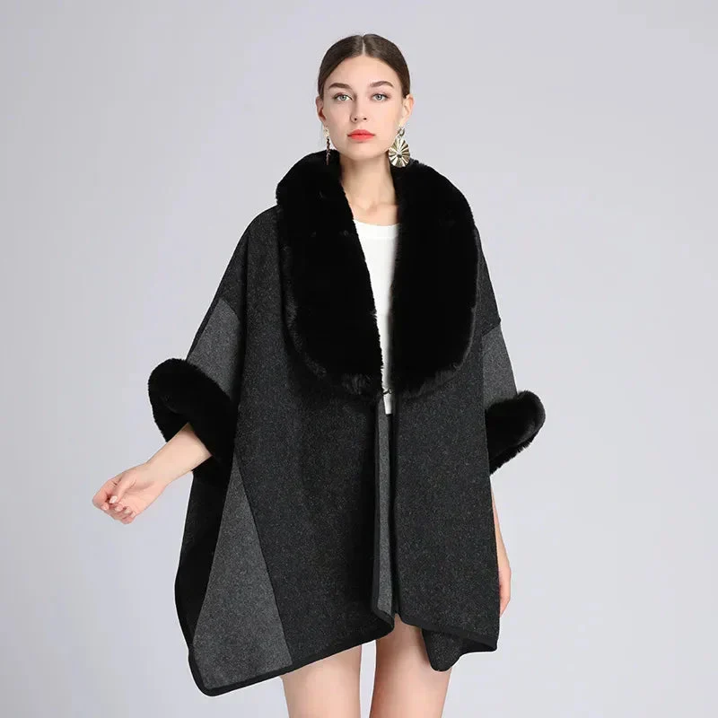 Cape Fourrure Femme