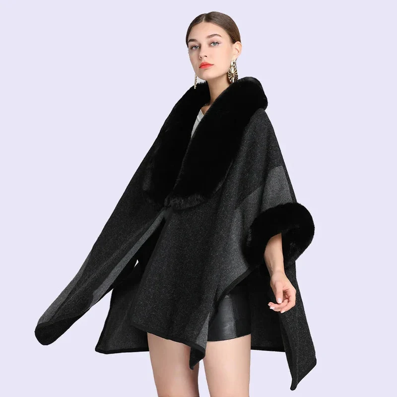 Cape Fourrure Femme