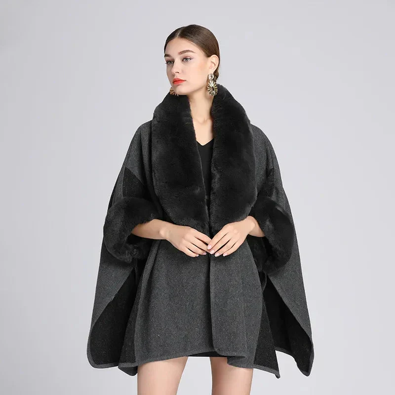 Cape Fourrure Femme