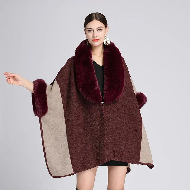 Cape Fourrure Femme