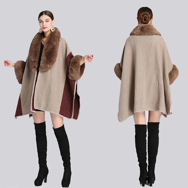 Cape Fourrure Femme