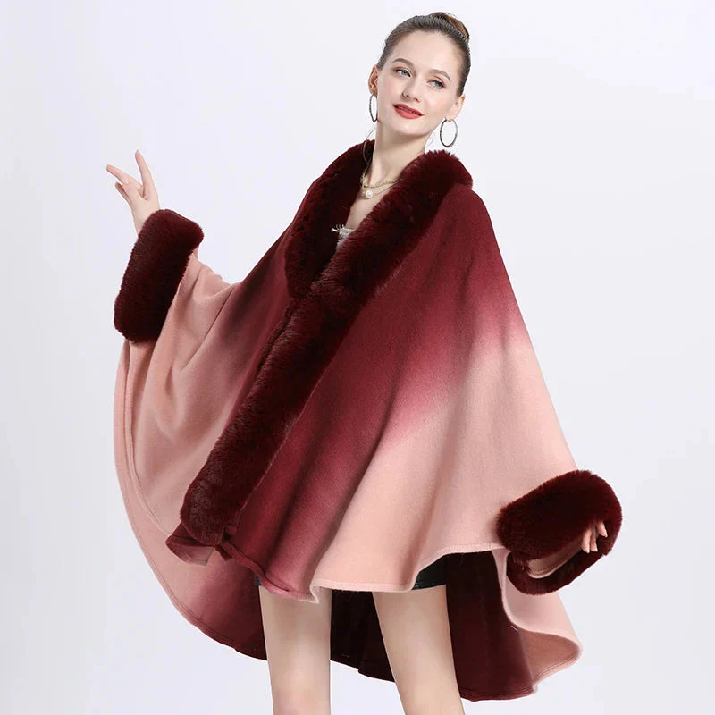 Cape en Fourrure Femme