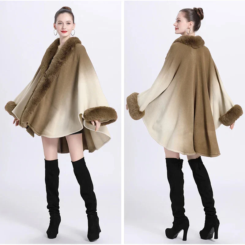 Cape en Fourrure Femme