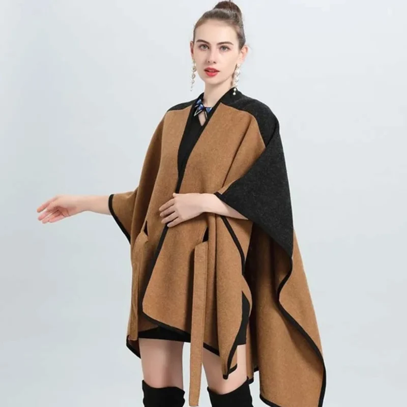 Cape Femme avec Ceinture